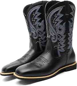 Ameri 新品♡ SEAMLESS LITTLE SQUARE BOOTS♡ Amazon.com | Jazame Chelsea Square Toe Boots for Men Ankle